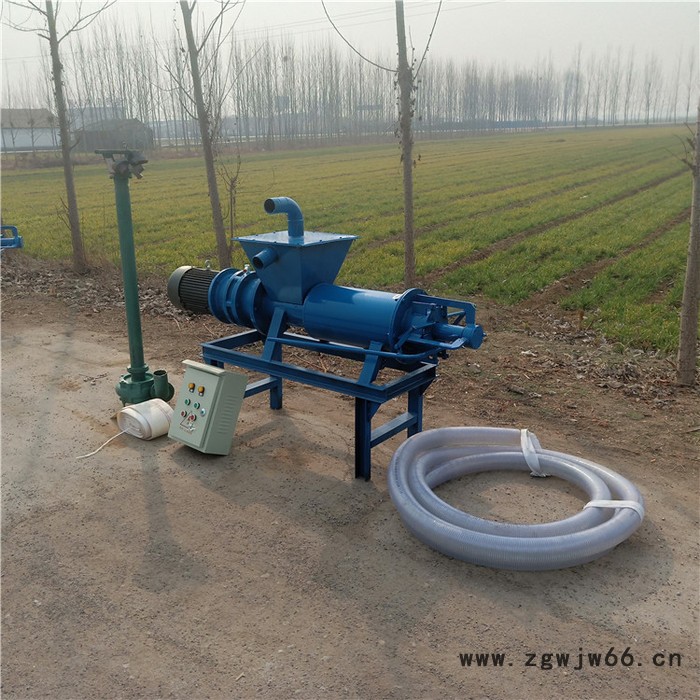 斜筛式粪便干湿分离机可调节电动震动滚筒式粪便固液分离机厂家图5