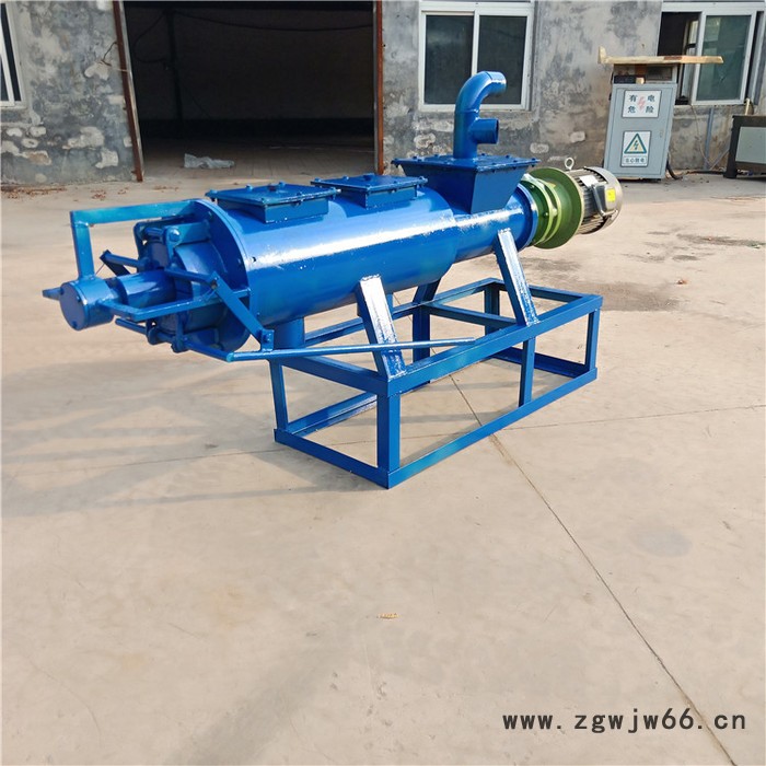 斜筛式粪便干湿分离机可调节电动震动滚筒式粪便固液分离机厂家图7