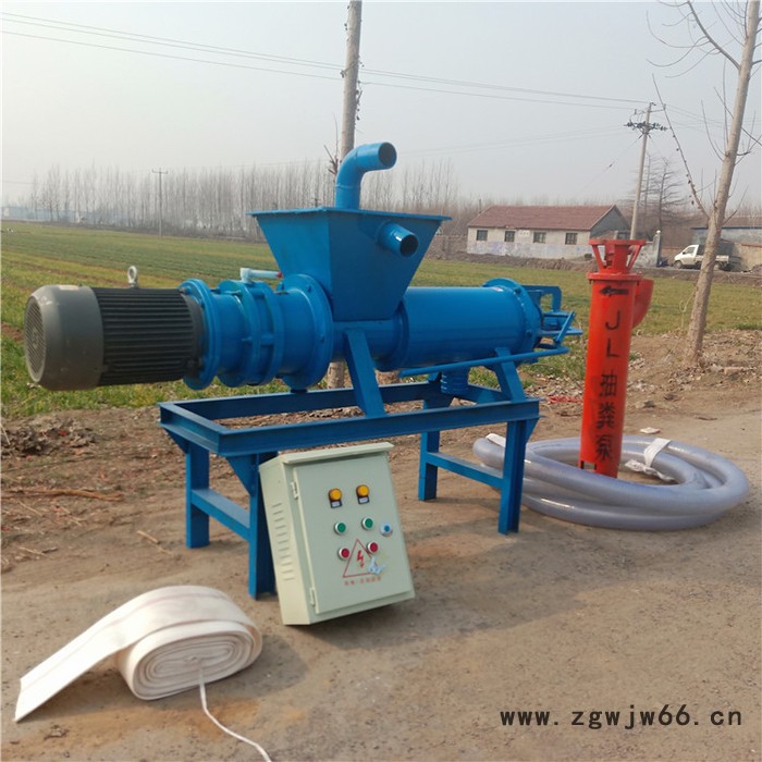 斜筛式粪便干湿分离机可调节电动震动滚筒式粪便固液分离机厂家图4