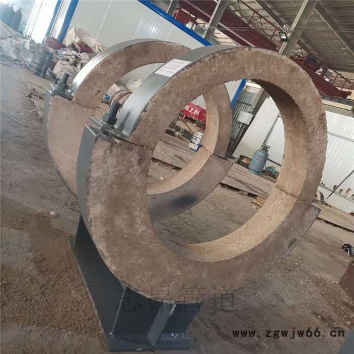 辽宁 单管夹蛭石隔热管托 隔热型管托 志昂管道图8