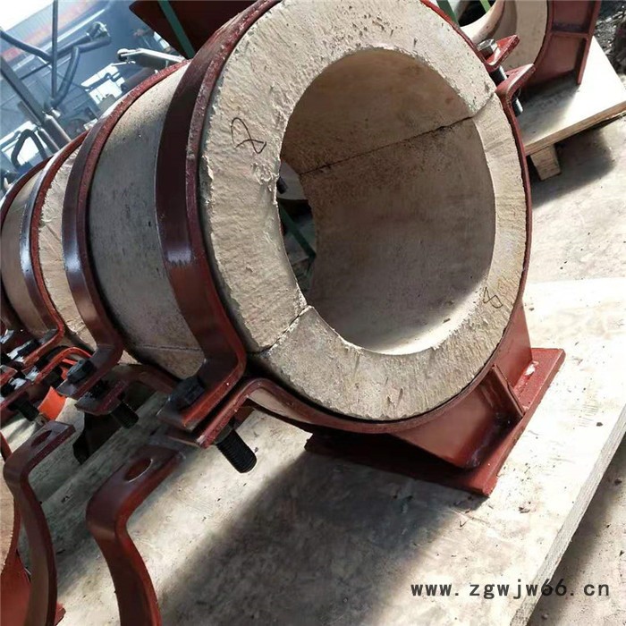 辽宁 单管夹蛭石隔热管托 隔热型管托 志昂管道图5