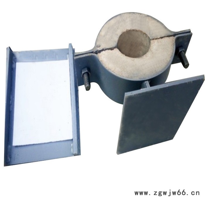 齐鑫DN500 蛭石隔热管夹支座  蒸汽管道隔热滑动管托图3