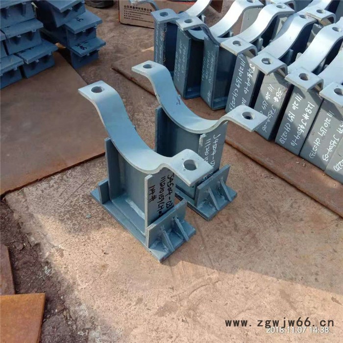 齐鑫 焊接固定支座Z2 管夹滑动支座 焊接滑动支座 焊接导向支座 规格齐全 西北标准图3