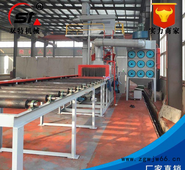 方管镜面抛光除锈机 圆钢抛光除锈机 滚筒除锈机 直销图3