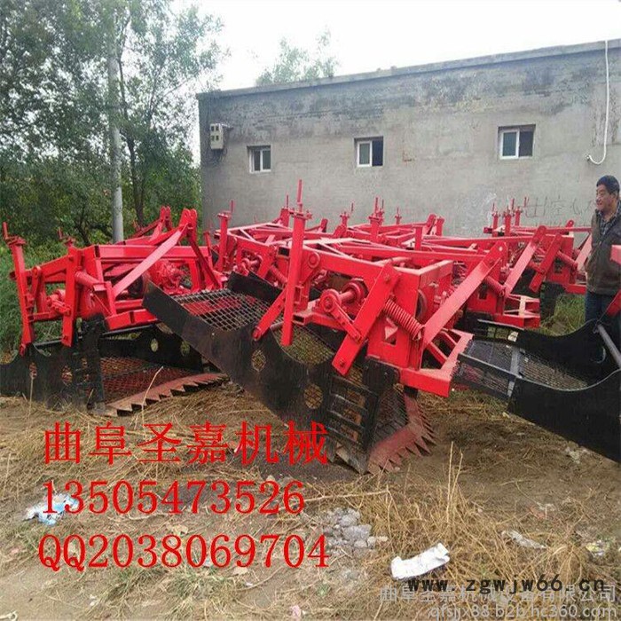 加深型药材挖掘机参数 浙江元胡滚筒式药材收获机厂家图4