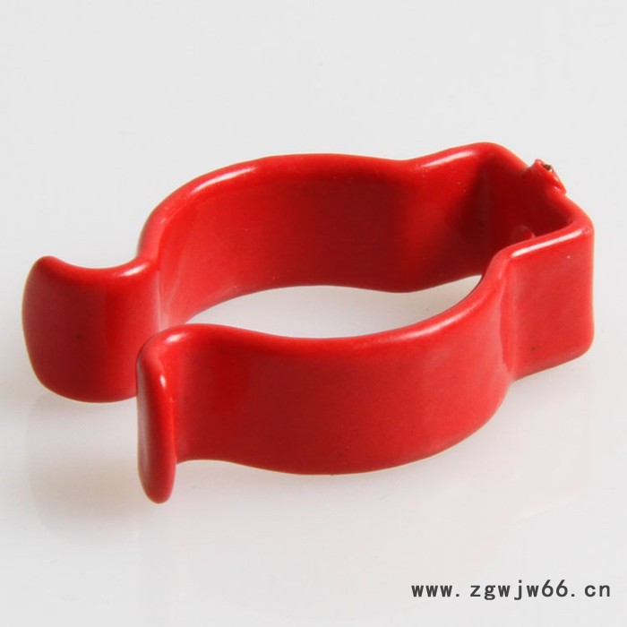 鑫惠雄TP03 吸顶灯环形灯管夹 不锈钢浸塑片弹簧 支架 T8卡扣 厂家定做图3