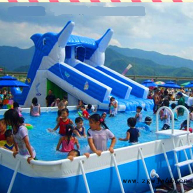 海豚划水水上乐园  豹伟水上滚筒游艺设施 水上漂水上游乐设备图2