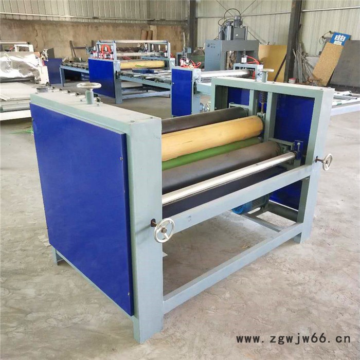 600型木工涂胶机 单双面滚筒涂胶机 全自动滚胶机远销海外图2