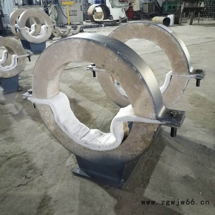 志昂生产定制固定式隔热管托 蒸汽管托  隔热滑动    管道管夹   固定管托图8