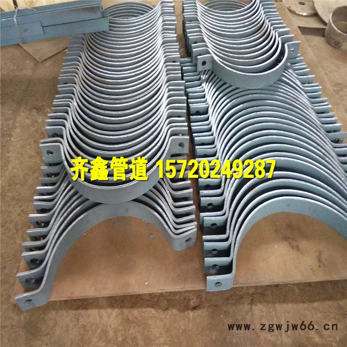 A5基准型双螺栓管夹，DB-3型立管吊耳齐鑫按图纸定做图3