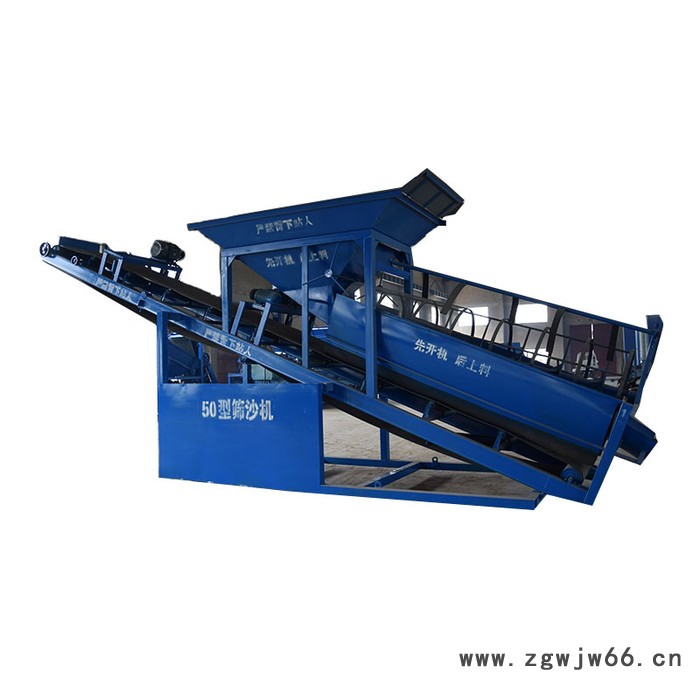 中旺筛沙机 可定做专用型号筛沙 建筑机械大型滚筒筛沙机图4