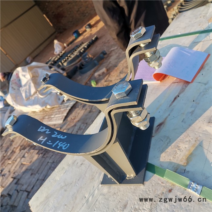 弯管托座 重型管夹 常规弹簧支吊架 志昂管道图2