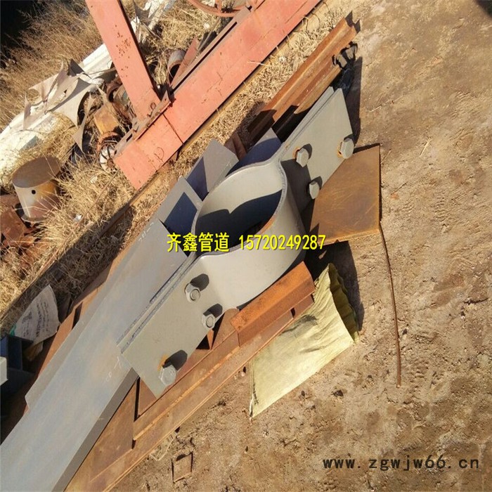 管夹标号长管夹D1A.355H 合金管道相对应的温度550℃，图3