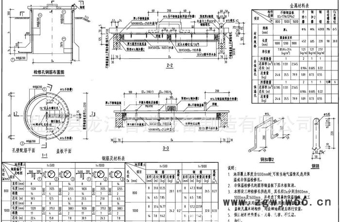 96S821-12型检修人孔井盖05S804-174保温检修图3