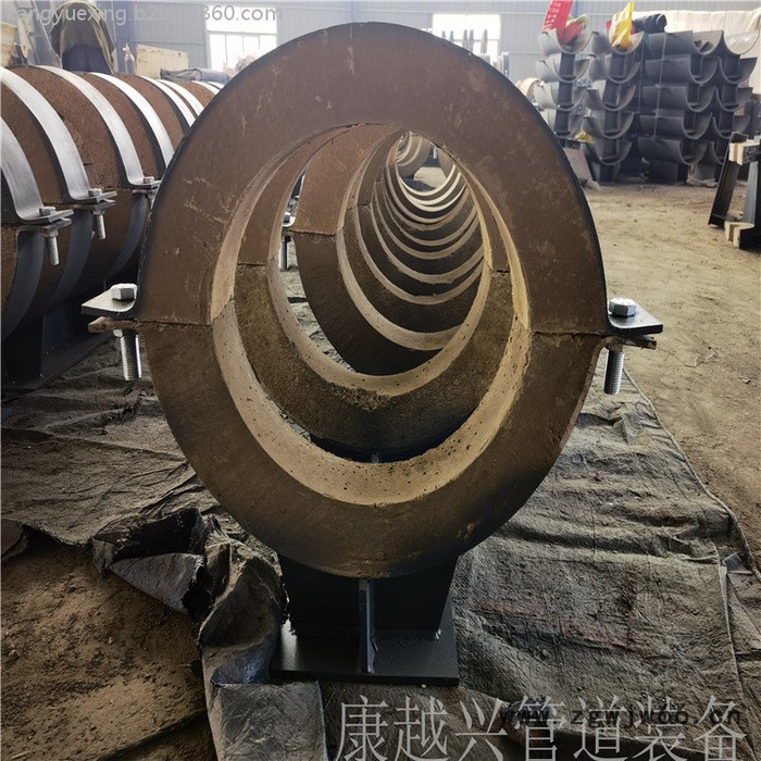康越兴管道供应 H型支架 T型支座 室内管道支吊架 管道保温管托 管夹滑动支座型号齐全图2
