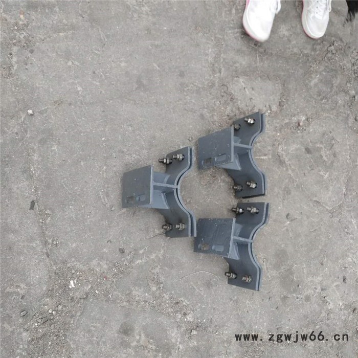 齐鑫J7-5 高压减振管托 保冷管托  H型管夹型管托 HG/T21629标准 规格齐全图2