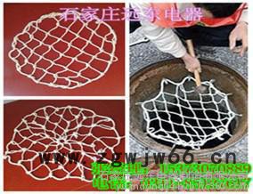 承重300公斤防坠网　高强丝地下井盖防坠网　地下井盖防坠网价格图2