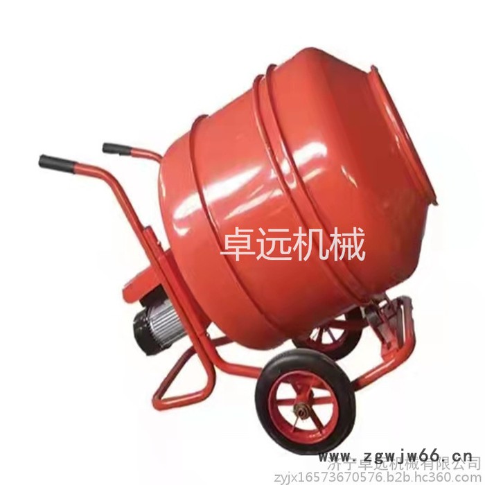 建筑工地电动搅拌机 滚筒砂石浆混合搅拌机图3