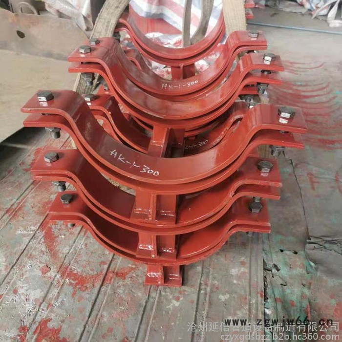 沧州延信直供管卡式焊接支座 管夹焊接滑动支座图3