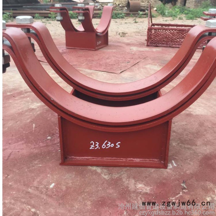 沧州延信直供管卡式焊接支座 管夹焊接滑动支座图4