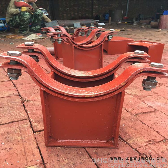 沧州延信直供管卡式焊接支座 管夹焊接滑动支座图7