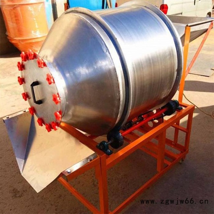 富德GT-350M干粉粉末混合机不锈钢滚筒搅拌机家用不锈钢豆制品咸菜混合搅拌机金属粉末搅拌机图2