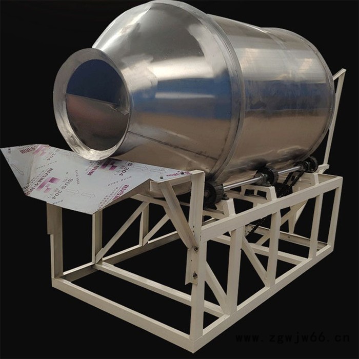 富德GT-350M干粉粉末混合机不锈钢滚筒搅拌机家用不锈钢豆制品咸菜混合搅拌机金属粉末搅拌机图5