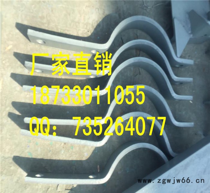 D1长管夹 D2三孔短管夹 三螺栓管夹 价格图3