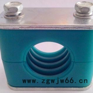 盐城斯可鑫管夹 制造轻型双螺栓 塑料管夹 G13 扁钢管夹  U型螺栓管夹图3