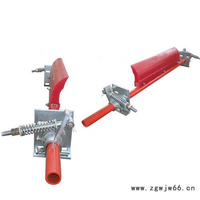 头部滚筒聚氨酯清扫器 皮带机弹簧清扫器 景县聚氨酯清扫器厂家图2