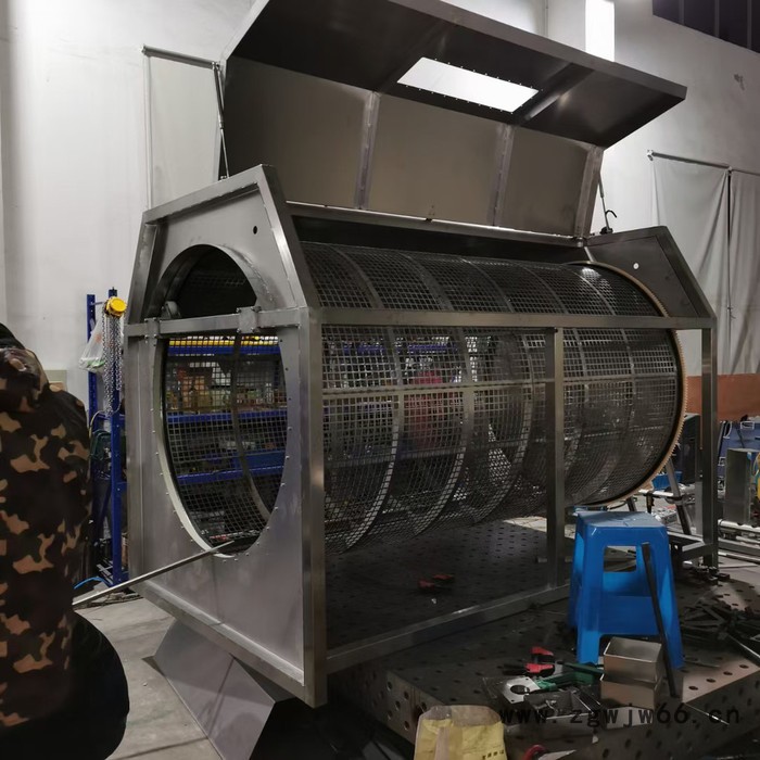 污水处理微滤机 滚筒过滤机 旋转式微滤机 水产养殖过滤机图6