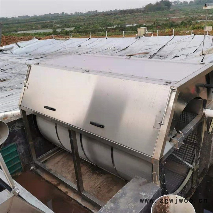 污水处理微滤机 滚筒过滤机 旋转式微滤机 水产养殖过滤机图5