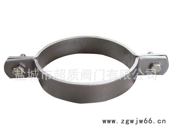 化工标准 A5双螺栓管夹 碳钢管夹 不锈钢管夹图3