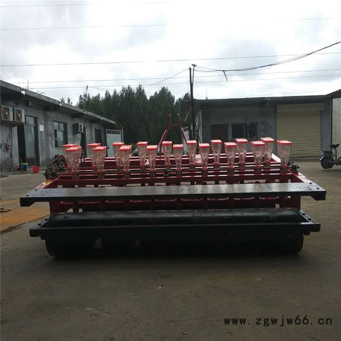 滚筒宽1米汽油自走式播种机 连续作业两行农作物播种机图2