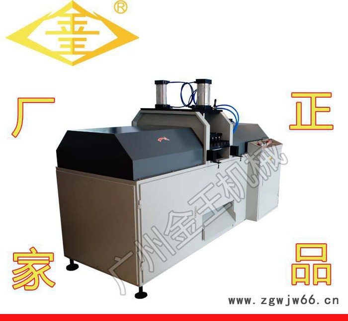 直销V型口专业切割设备 双头45度V字口框料V型锯配滚筒送料架图2