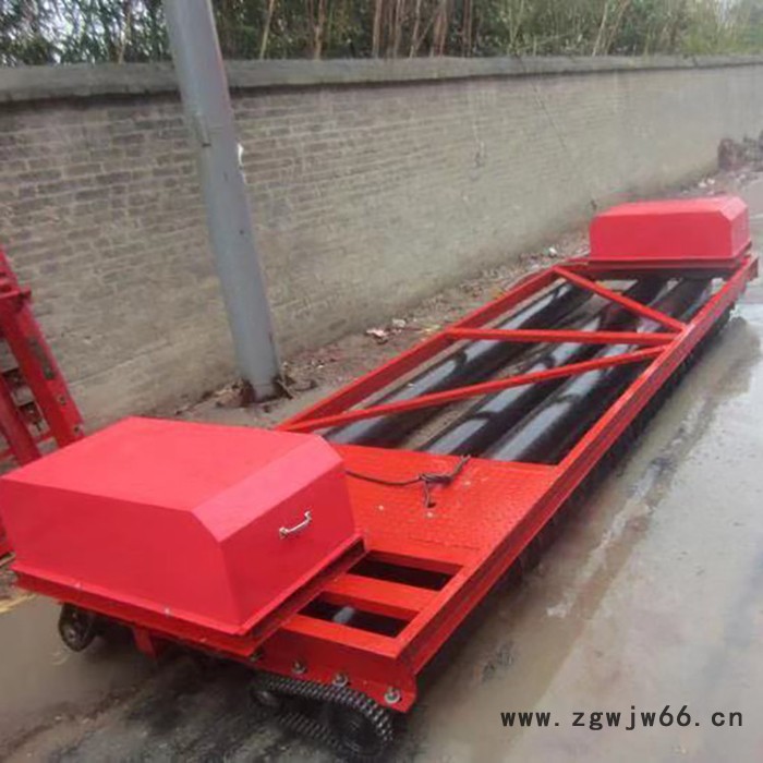 永晟YS-600 框架电动摊铺机 三辊轴摊铺机 混凝土滚筒式三轴一次成型摊铺机图2