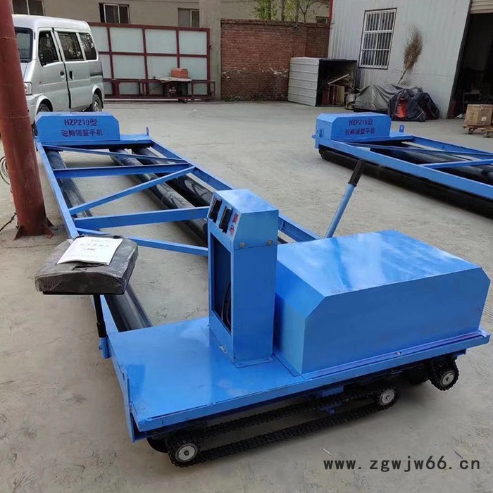 永晟YS-600 框架电动摊铺机 三辊轴摊铺机 混凝土滚筒式三轴一次成型摊铺机图5