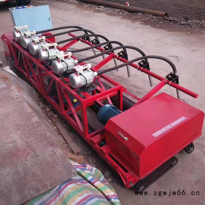 永晟YS-600 框架电动摊铺机 三辊轴摊铺机 混凝土滚筒式三轴一次成型摊铺机图7