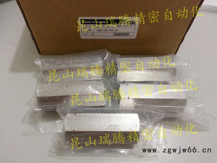 ASK不锈钢单向阀AIC-03-04-31直通式单向阀