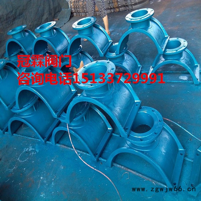 钱成DN100 *100管夹 两合三通图3