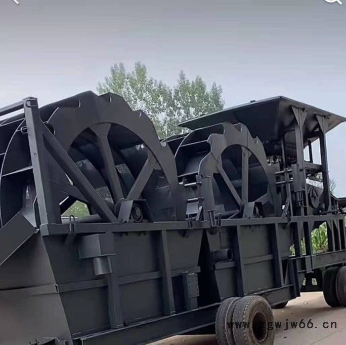 致远筛洗一体机  震动筛沙机 无轴滚筒筛沙机  欢迎咨询图3