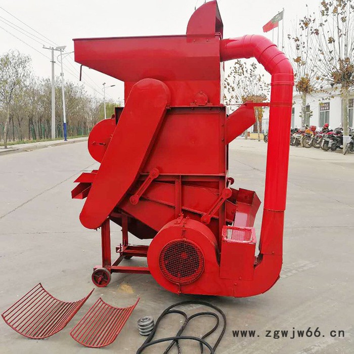 吸尘风机花生脱壳机 自动上料双滚筒花生剥壳机图8