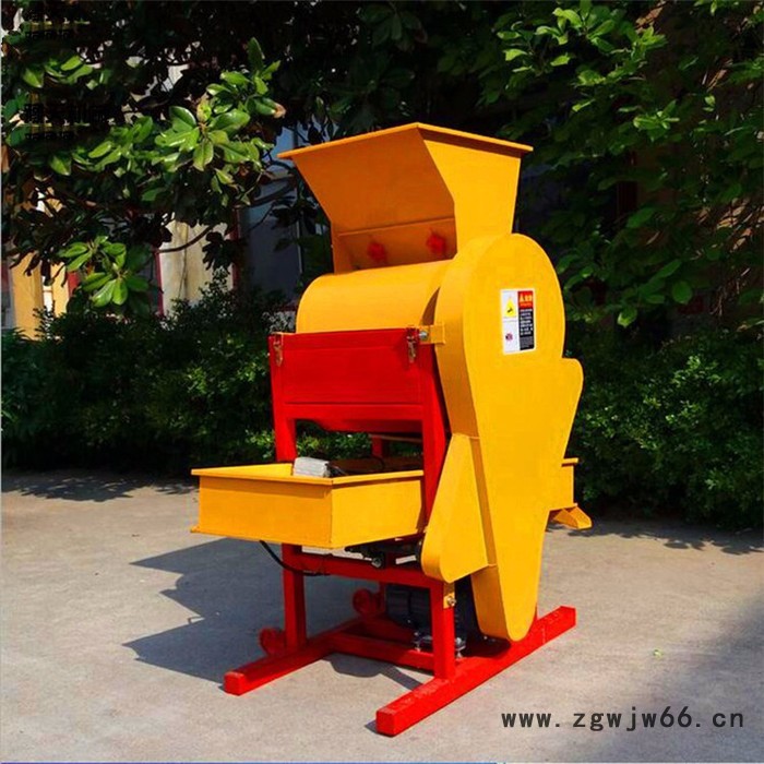 吸尘风机花生脱壳机 自动上料双滚筒花生剥壳机图5