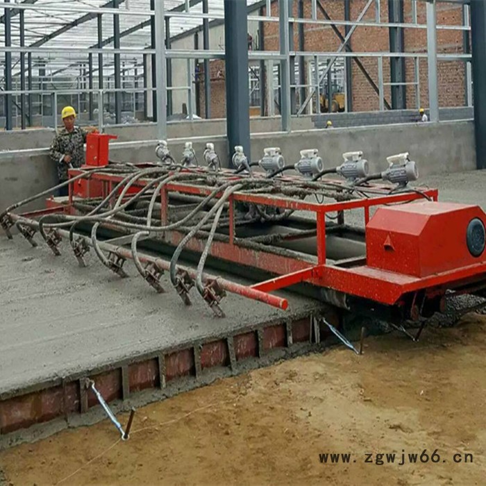 河南郑州混凝土滚筒摊铺机 三辊轴震动摊铺机价格 排阵摊铺一体机图7