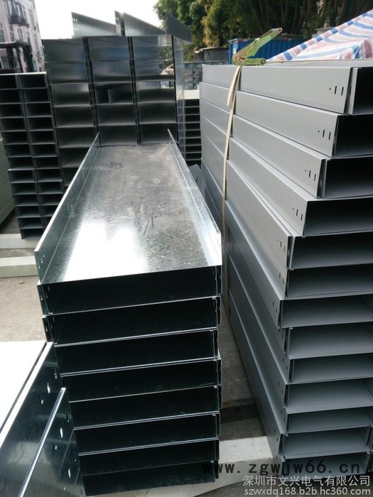 红兴直通线槽 直通桥架 铝合金线槽价格 热镀锌线槽 金属线槽 电气线槽 直通线槽图4