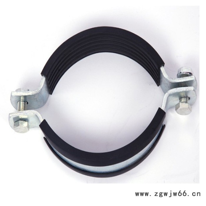 抗震配件 o型抱箍 o型管束 o型管夹 抗震支吊架管夹 DN65到DN200规格齐全图2