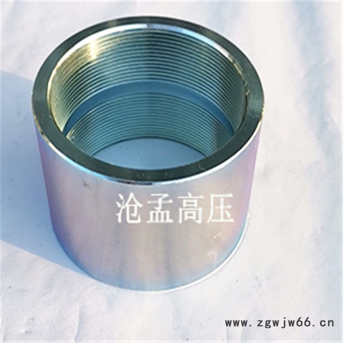 直通（管箍） 气体灭火高压镀锌直通管箍 消防气体专用管件 气体灭火管件图3