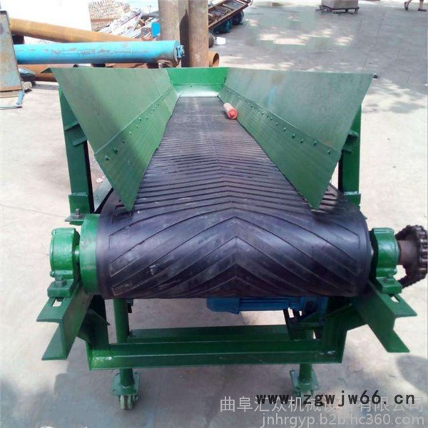 高安市沙场用输送机 800带宽滚筒式物料输送机 汇众散包两用皮带机价格