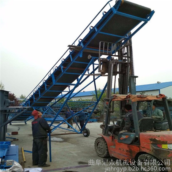 高安市沙场用输送机 800带宽滚筒式物料输送机 汇众散包两用皮带机价格图7
