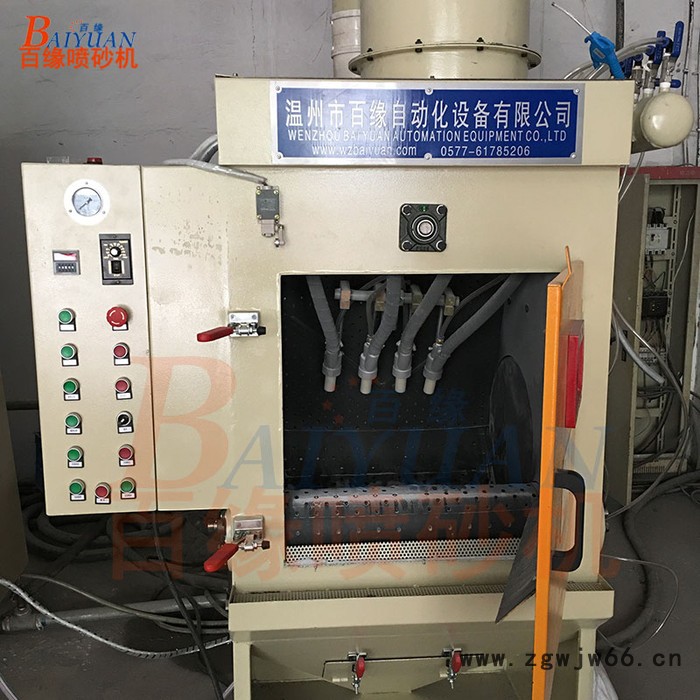 上海喷砂机4枪履带式自动喷砂机 江苏滚筒式喷砂机质保两年图4